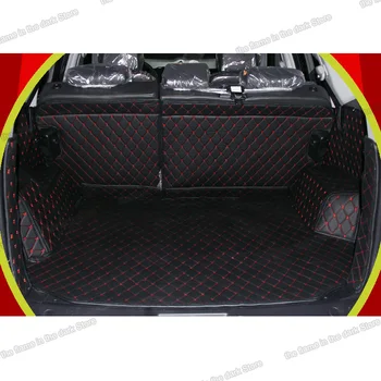 

Lsrtw2017 Leather Car Trunk Mat Cargo Liner for Haval H3 H5 2009 2010 2011 2012 2013 2014 2015 2016 2017 2018 Rug Carpet Cover