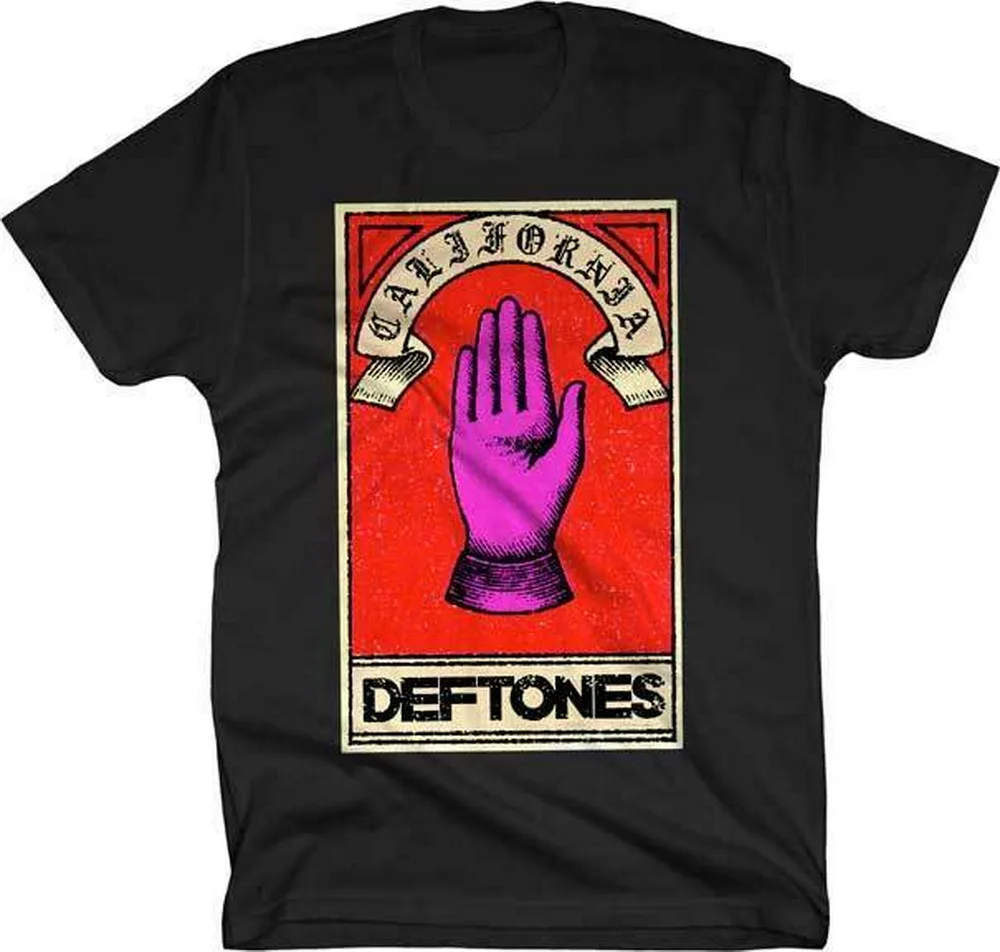 Deftones-Ручная футболка S-M-L-Xl-2Xl новая новинка унисекс Забавные топы | Мужская одежда
