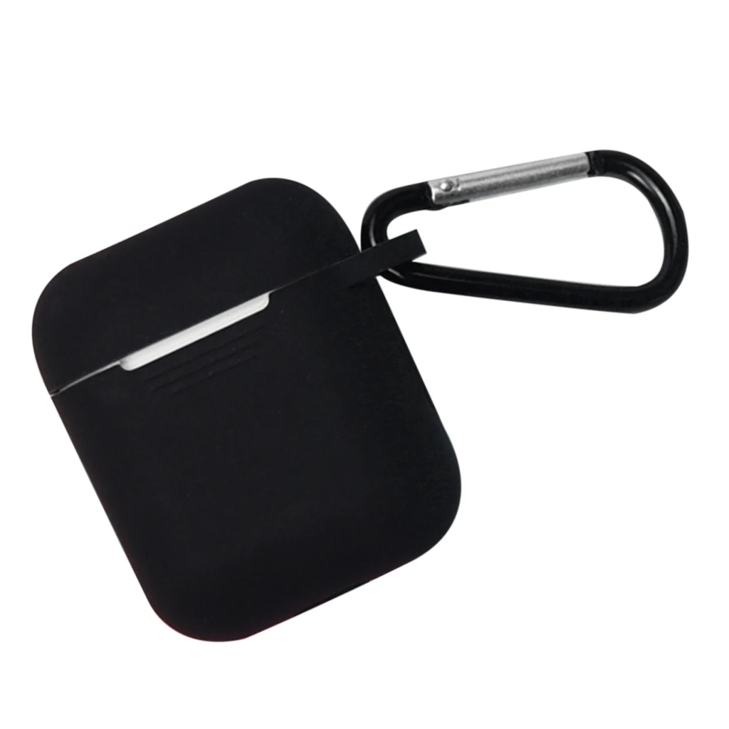 

Full Protective Case Cover For Airpods Portable Silicone Skin Protector with Keychain for Apple Airpods Earphone Charging Case