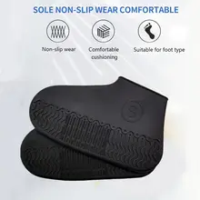 Силиконовые чехлы для обуви Водонепроницаемые непромокаемые противоскользящие Нескользящие портативные взрослые Детские Водонепроницаемые силиконовые чехлы для обуви простые в использовании