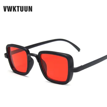 

VWKTUUN Sunglasses Men Square Sun glasses For Women Eyewear Driver Glasses UV400 Transparent Colorful Ocean Lens Sunglasses