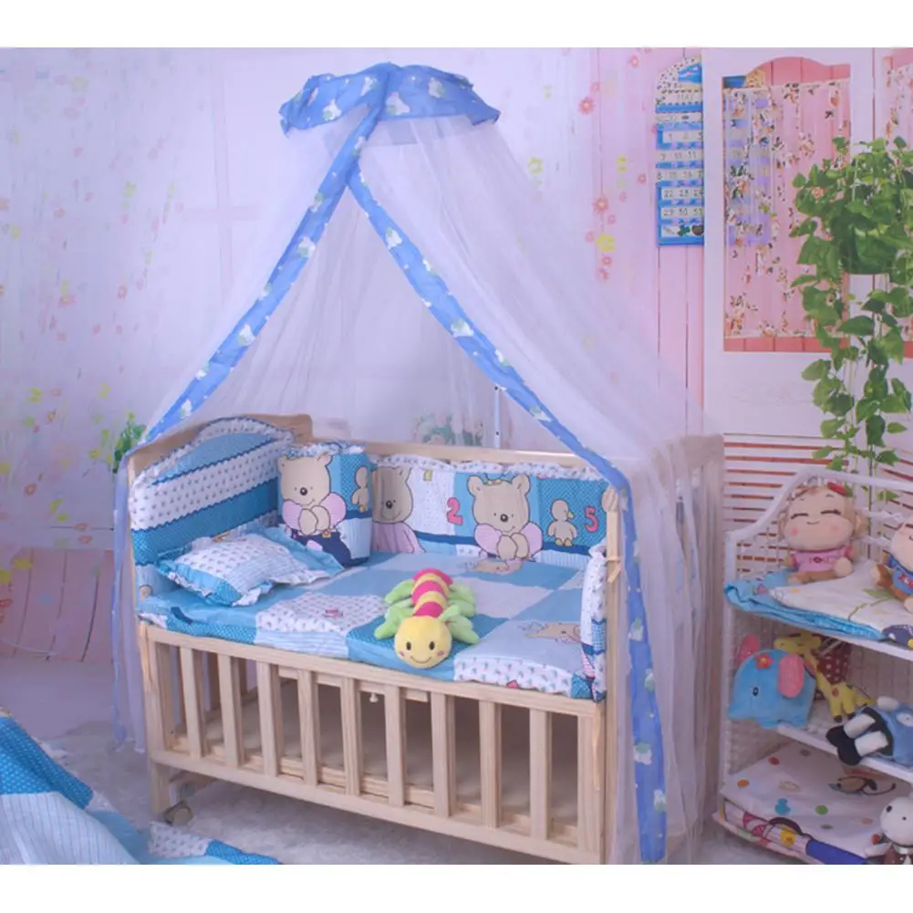 Kidlove 1,7*4,2 м Детская летняя сетка от комаров для детской кроватки для младенцев портативная детская кроватка складной навес защитная сетка без кронштейна