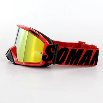 

For Soman SM15 Motocross Goggles casco Moto Goggles Helmet Motorcycle+3pcs Films+Extra Clear Lens Capacetes Para Moto Glasses