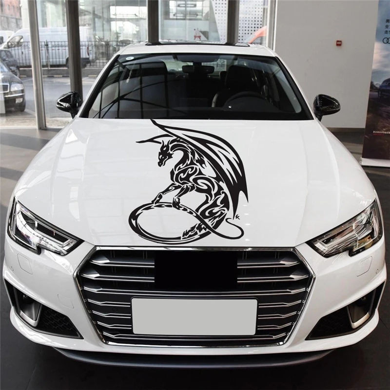 

1 Pc Reliable Pterosaur Tribal Totem Automobile Stickers Car Body Racing Side Door Long Stripe Stickers