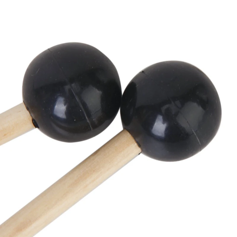 2 х лиственных Glockenspiel Mallets палочки резиновая головка