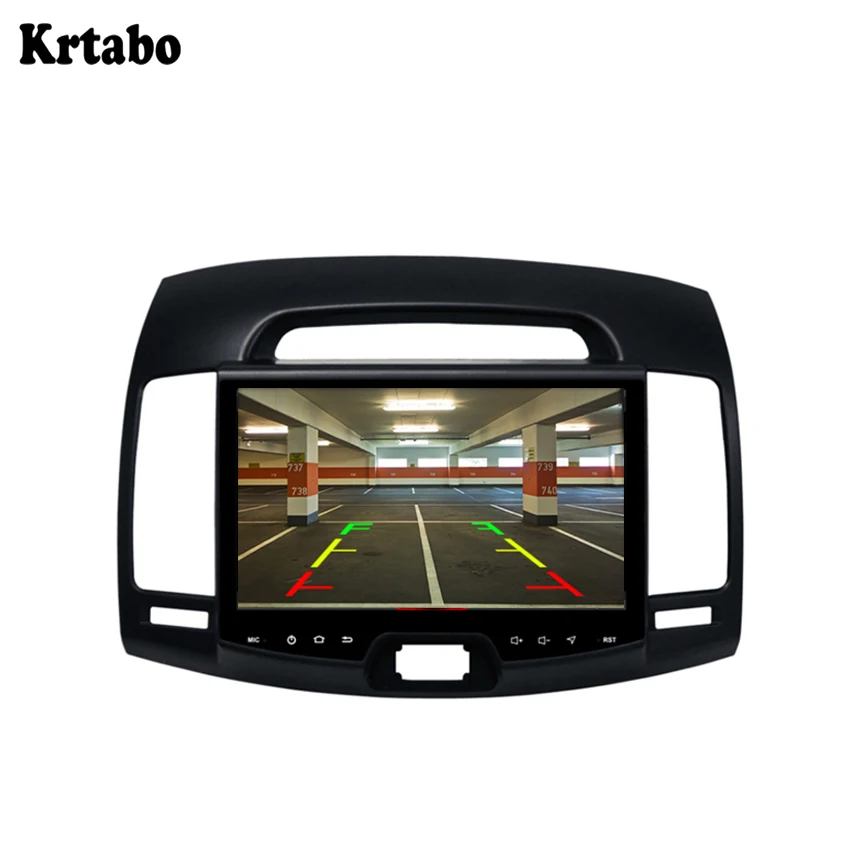 Для hyundai Elantra 2008-2010 реверсивная навигационная Интегрированная машина Android автомобильный Интеллектуальный центральный контроль большой экран