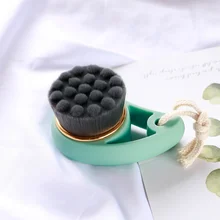 

Face Cleansing Brush Facial Skin Massage Brush Soft Brush Comma Shaped Manual Exfoliator Face Clean Brush Beauty Tool
