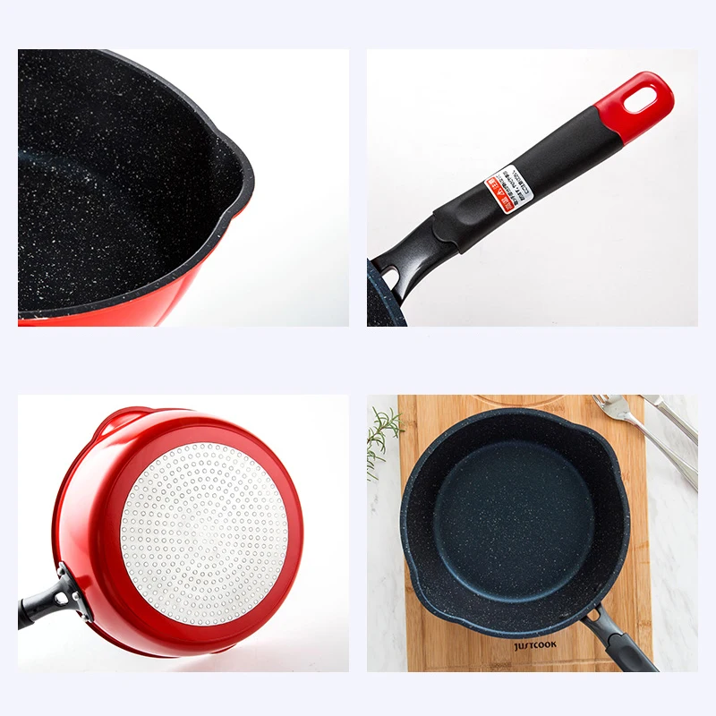 Сковорода с антипригарным покрытием вок Стиль сковорода стейк для яиц камень