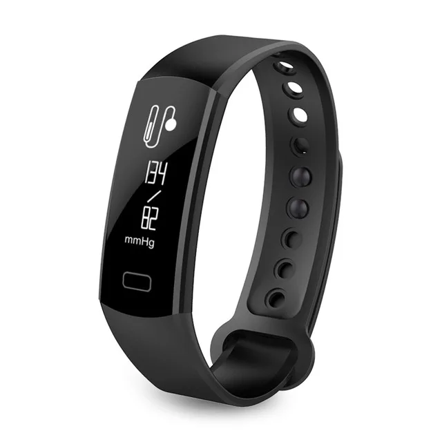 C07 смарт-браслет bluetooth 4,0 спортивные наручные часы-браслет Интеллектуальный Пульс артериального давления умный для xiaomiband для Iphone - Цвет: Черный