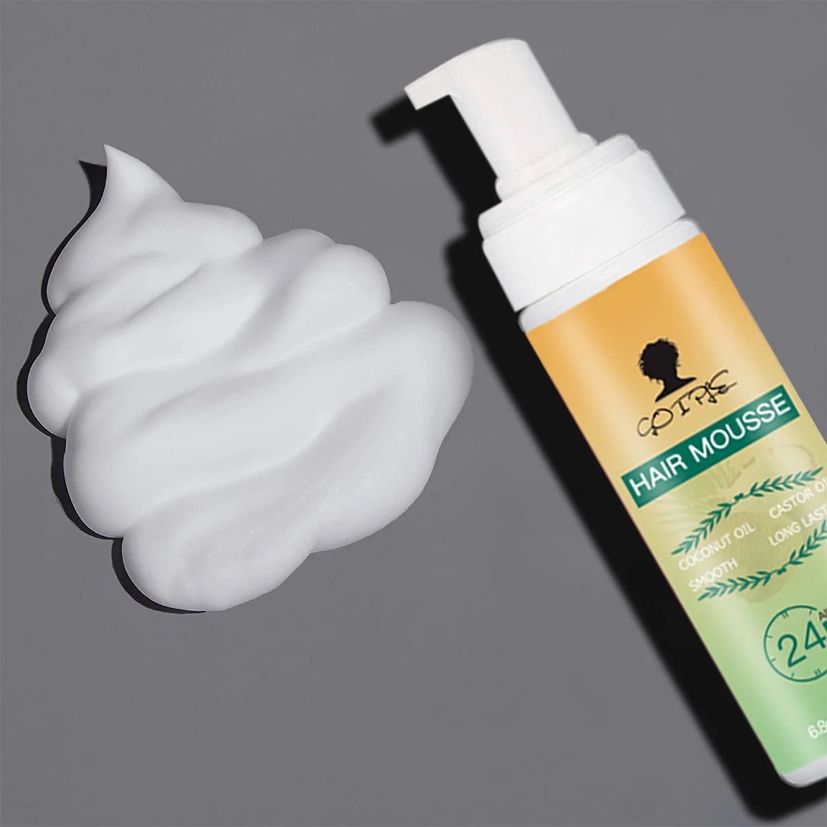 Natural Hair Products Curly Hair Mousse 200ML Strong Hold Styling Foam for Wig curly hair mousse