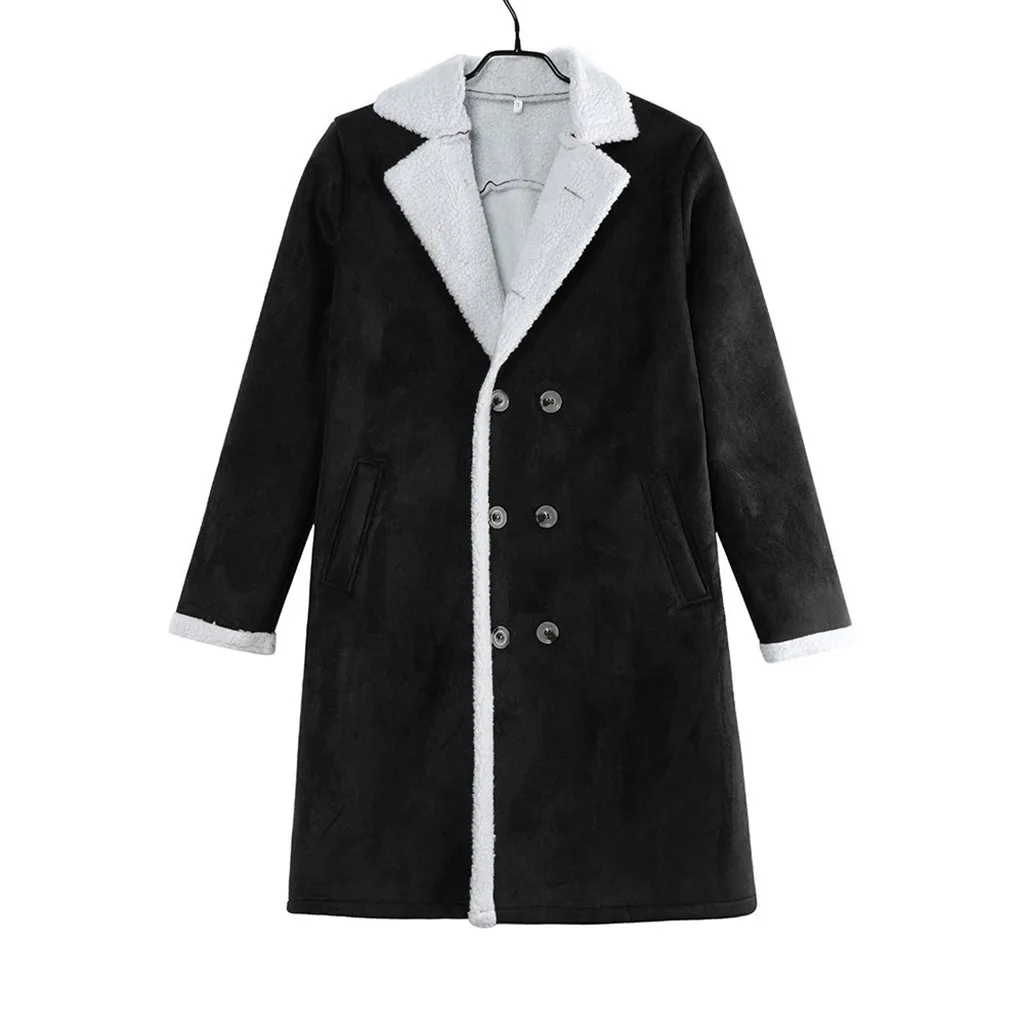 KLV новая осенне-зимняя теплая куртка длинное шерстяное пальто мужские повседневные теплые водонепроницаемые пальто мужские шерстяные куртки парка