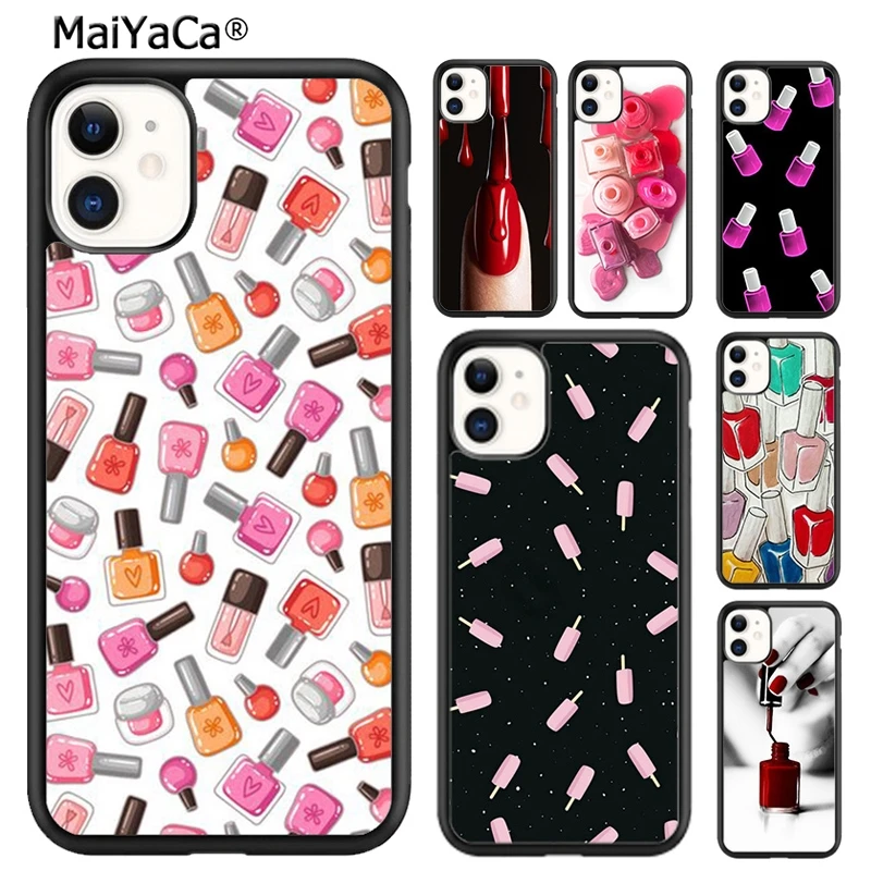 Nail Polish Collage Phone Case Cover Pattern Fashion Se Iphone Case