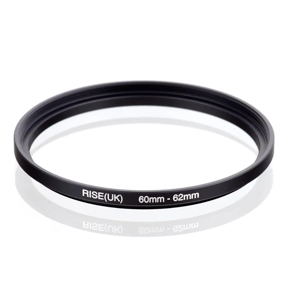 

RISE(UK) 60mm-62mm 60-62 mm 60 to 62 Step up Filter Ring Adapter