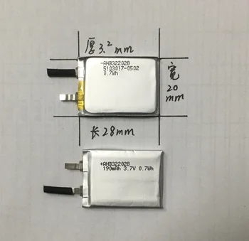 

new 2PCS/Lot Original Replace AHB322028 Battery For TomTom Runner Cardio Smart Watch Batterie Accumulator