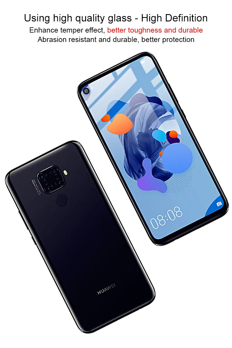 Imak полный экран AB Клей Pro+ версия закаленного стекла для huawei Nova 5/5 Pro/5i Pro Защитная пленка для экрана для Nova5i pro