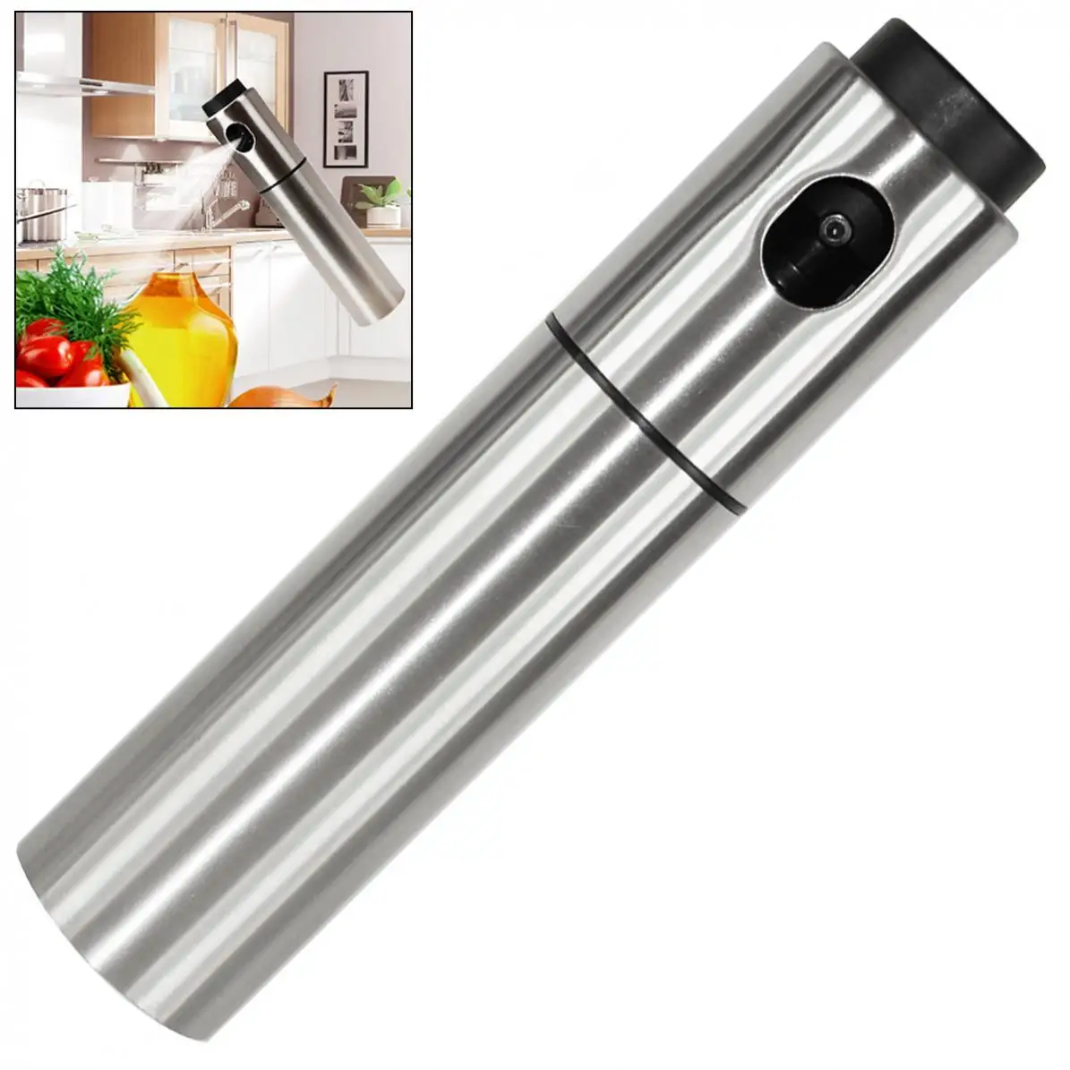 Stainless Steel Cooking Oil Sprayer Olive Pump Spray Bottle Oil Sprayer