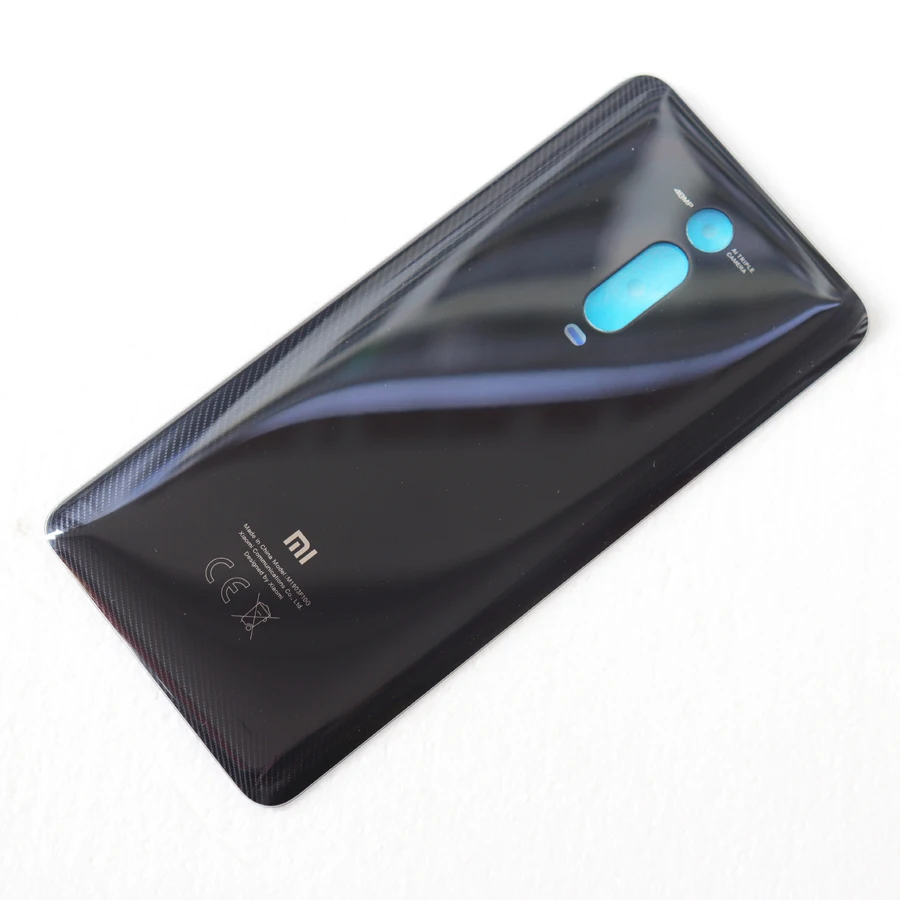 Чехол для батареи Задняя стеклянная панель для Xiaomi mi 9T mi 9T Крышка для батареи задняя дверь Чехол карбоновый черный