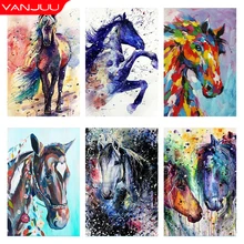 DIY Diamond Painting 5D Horses Diamond Embroidery Full Square/Round Diamond Mosaic Animal Art picture Rhinestone Embroidery kits