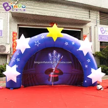 Волшебная надувная мультипликационная Арка 5x3mH материал для украшения сцены/восхитительная надувная Волшебная арка
