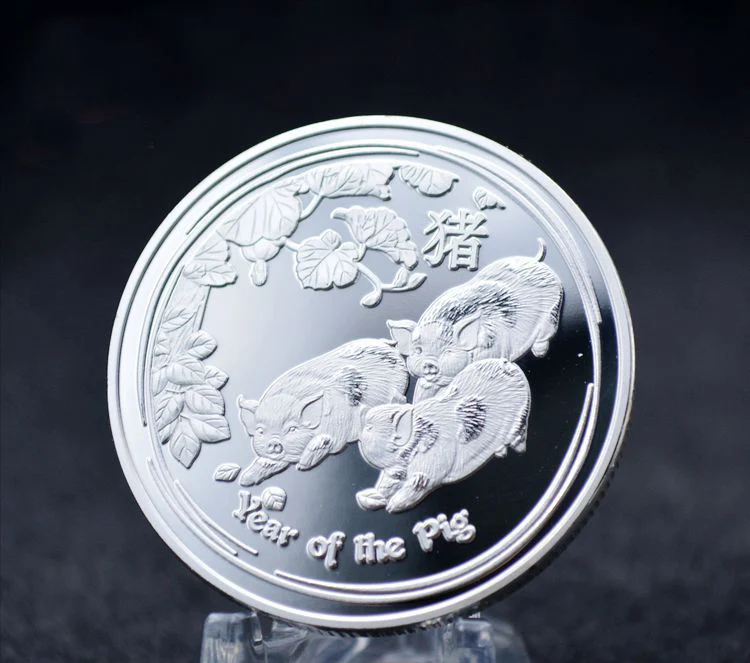 Памятная монета Fu Pig 2019 год свиньи доставляет деньги коллекция монет Новогодний