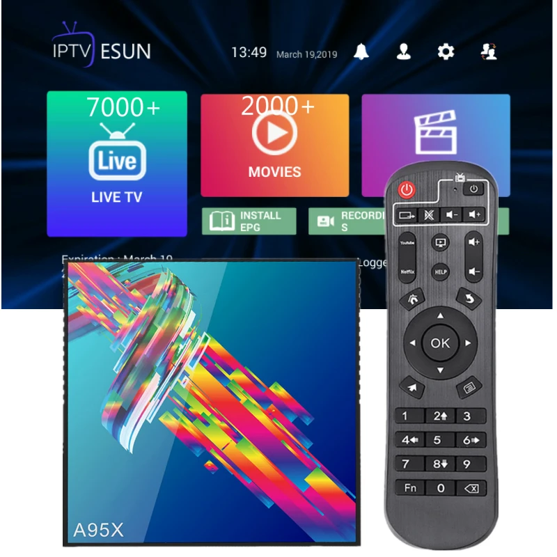 

A95X R3 4G64G Europe IPTV Subscription France UK German Arabic Dutch Sweden French Poland Portugal Smart BOX IPTV M3U 7000 Live
