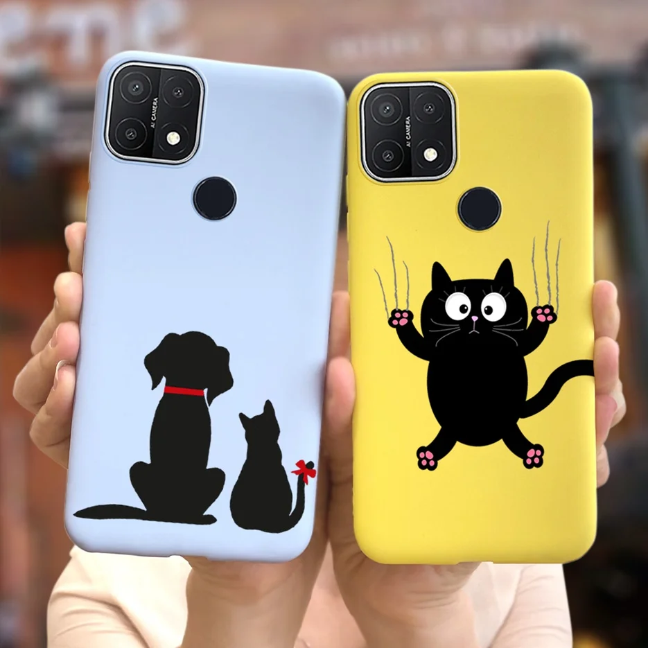 Для Oppo A15 чехол A 15 силиконовый мягкий чехол-футляр ударопрочный для CPH2185
