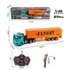 RC Engineering Vehicle Remote Control Construction Truck Heavy Transport Dump Dumper Transporter Container Car Toys for Boys Kid 5