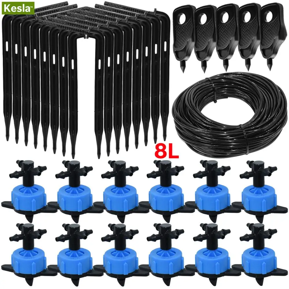 Watering-Kit Drip-Arrow-Kit Hgarden-Irrigation-System Greenhouse KESLA 3/5mm Hose Bend
