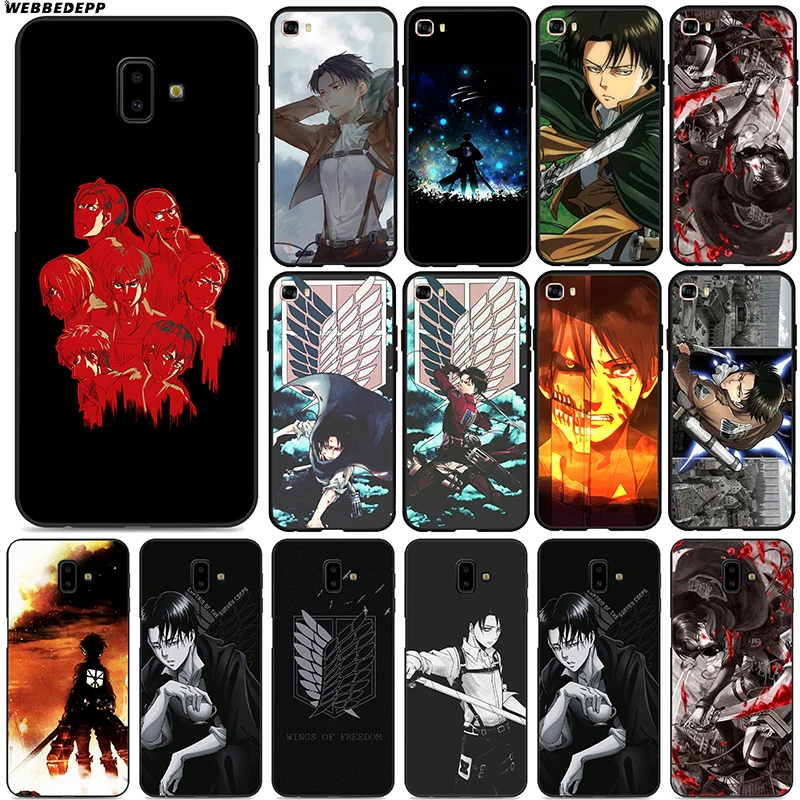 Attack on Titan Soft for Samsung Galaxy J8 J6 J4 Plus Prime A2 Core J7 Duo Silicone |