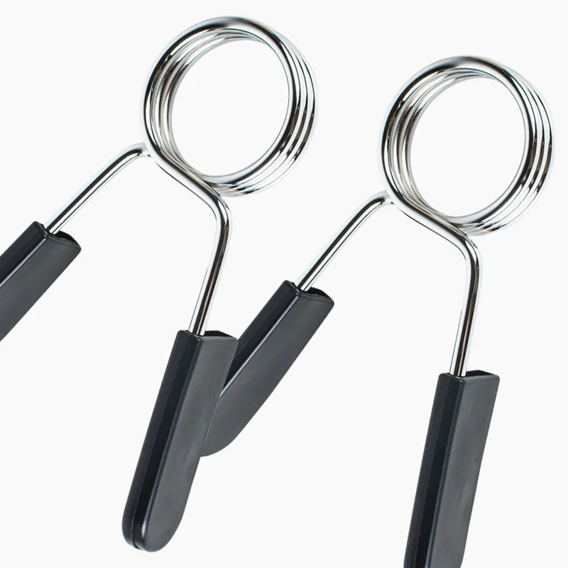 Прочный 24/25 мм Spinlock штангой ошейники воротник замок Dumbell зажимы зажим Вес подъема бар тренажерный зал, Фитнес оборудование для бодибилдинга