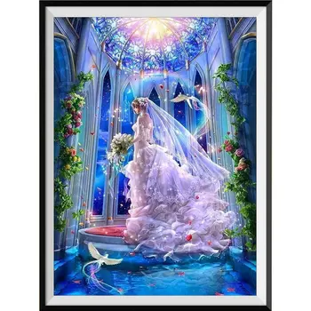 

Bride Diamond Painting Colourful Abstract Painting Home Decoration The Best Gift for Friends And Family