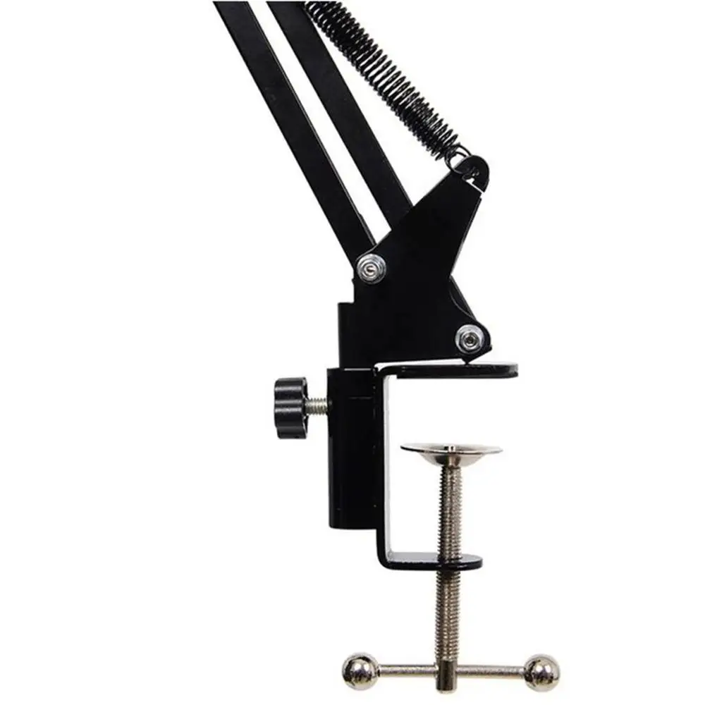 

Desktop Adjustable Studio Microphone Stand Suspension Boom Table Bracket Arm Holder Microphone Shock Mount