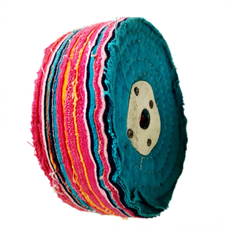 Cotton Cloth Wheel Polishing Cloth Wheel 150X8 PCs(Wire Cloth Wheel Mirror Polishing round Manufacturers Direct Selling