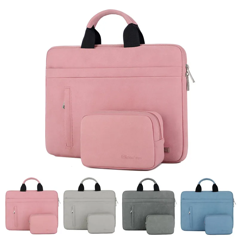 

Laptop Bag for Macbook air 11 13 Pro 13 15 case Multi-use laptop Sleeve Bag Case For Xiaomi HP Lenovo PC Cover Tote Bag 14 15.6