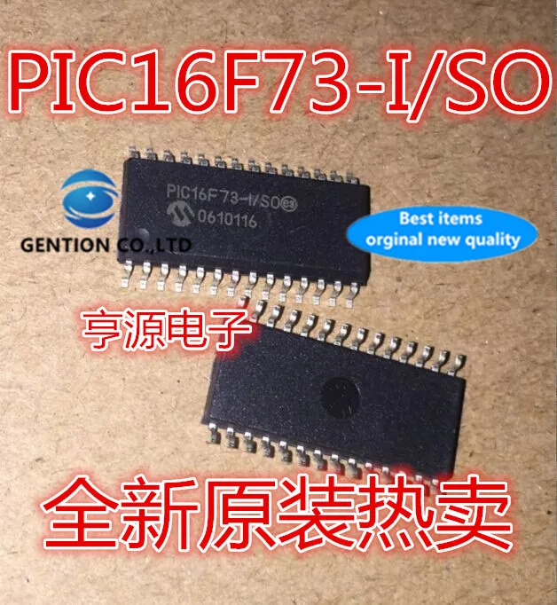

10 шт Φ/SO PIC16F73 SOP28 8bit PIC16F73-I 100% новый и оригинальный