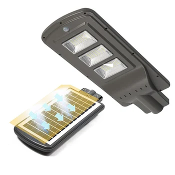 

LED solar light outdoor waterproof light garden wall 48 led four mode latest 20W -60W LED solar light dusk to dawn sensing