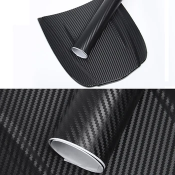 

30X127cm Carbon Fiber Vinyl Film Carbon Car Wrap Sheet Roll Film Paper Motorcycle Car Sticker for sport BMW Opel Renault Peugeot