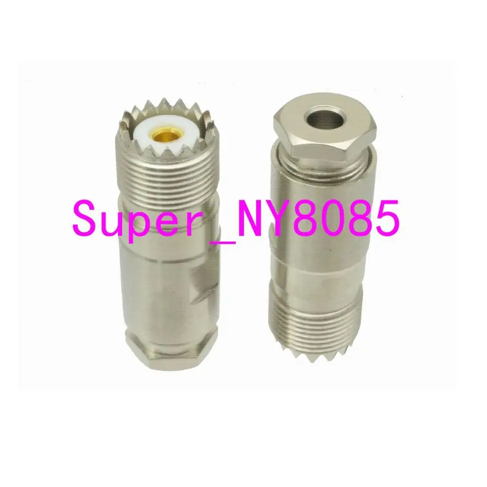 2er-Set UHF SO239 Buchse Für RG58 / RG142 / LMR195 / RG400 – Koaxialstecker Zum Anschrauben – Zuverlässige HF-Verbindung
