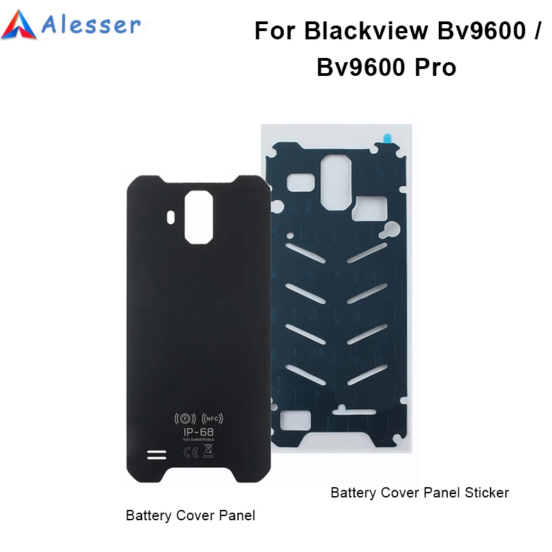 Alesser для Blackview Bv9600 Bv9600 Pro крышка батареи Панель задняя стекло замена IP68 Bateria крышка панель наклейка