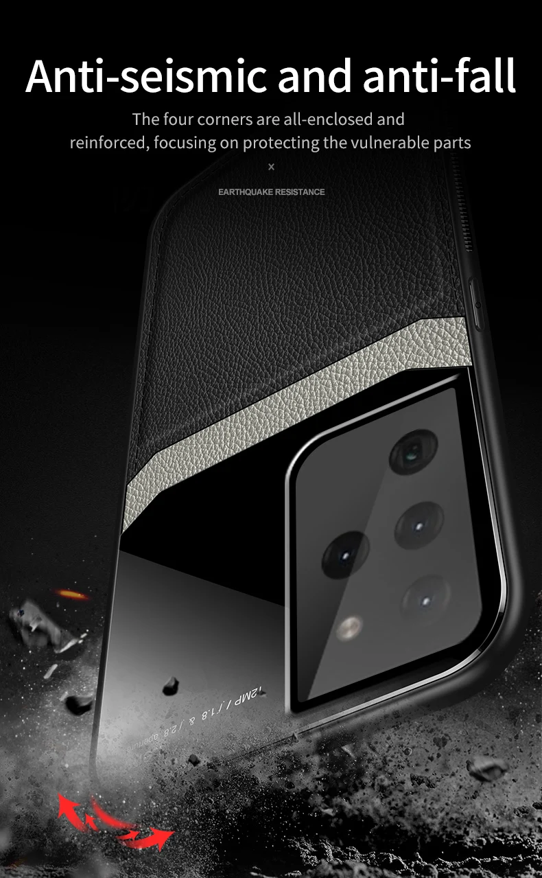 قاب لاکچری چرم و پلکسی گلس Samsung Galaxy 17 H8344af73a20b412ea372bdc08fb8a25eC