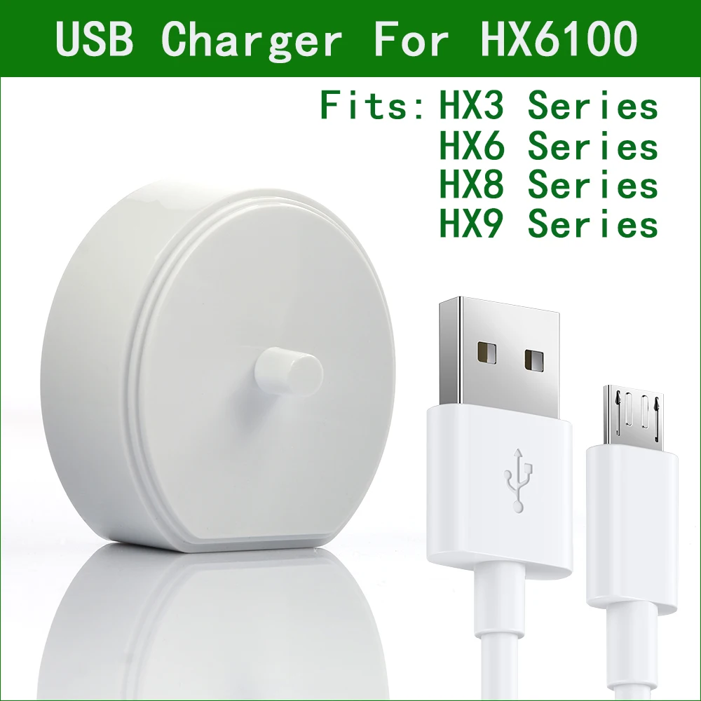 USB зарядное устройство HX6100 5 В для зубной щетки Philips Sonicare HX3100 HX3110 HX3120 HX3130 HX3210 HX3211