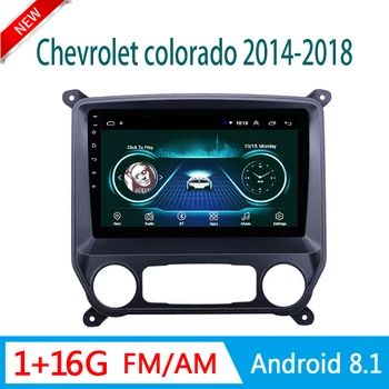 

For Chevrolet Colorado 2014-2018 central multimedia player video stereo system audio FM BT wifi USB 1 din Android mirror link