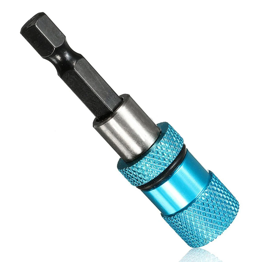 

Screw Bit Holder, QIND 1/4 inch Hex Shank Magnetic Extension Chuck Adapter Quick Release Bar Socket Screwdriver Bit Holder