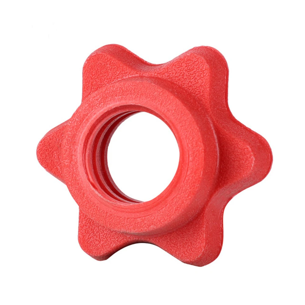 Barbell Collars Anti-slip Weight Lifting Accessories Fixed Dumbbell Nut Hexagon Nut Barbell Bar Collar Screw