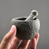 Stone Mortar Statue Ornament Home Desk Decoration Crafts Creative Tea Pet Ceremony Culture Gifts Table Accessories Office Decor 1