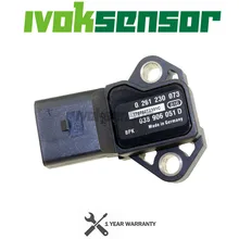 038 906 051 D Manifold Absolute Turbo MAP Sensor Boost Pressure Drucksensor Sender For AUDI A3 A4 A6 Q3 S3 TT 1.8 2.0 TFSI FSI T