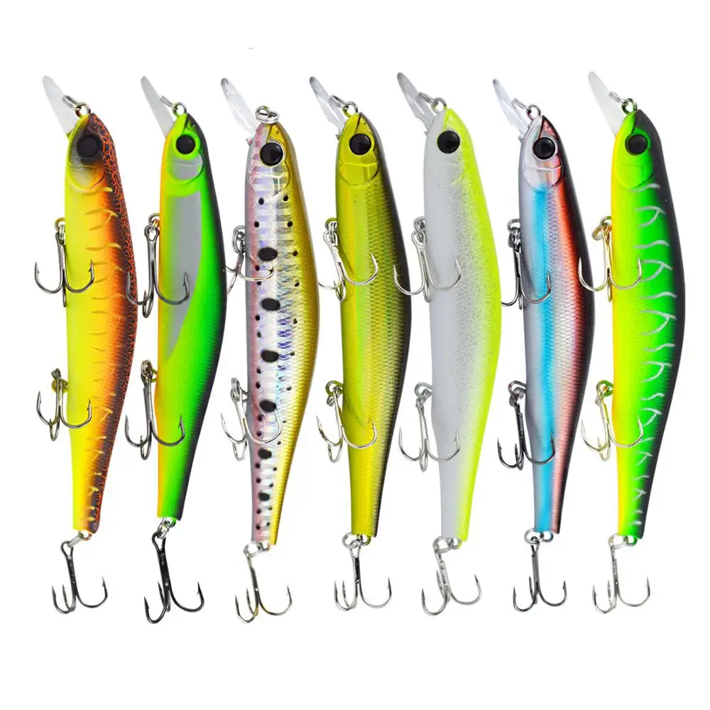 

Minnow Walleye Bait 124mm/17g Fishing Lures Sinking Trebke Hooks Swimbait Hard Lure Carp Fishing Fishing Minnow