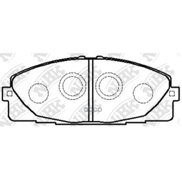 Колодки Тормозные Передние NiBK арт. PN1516