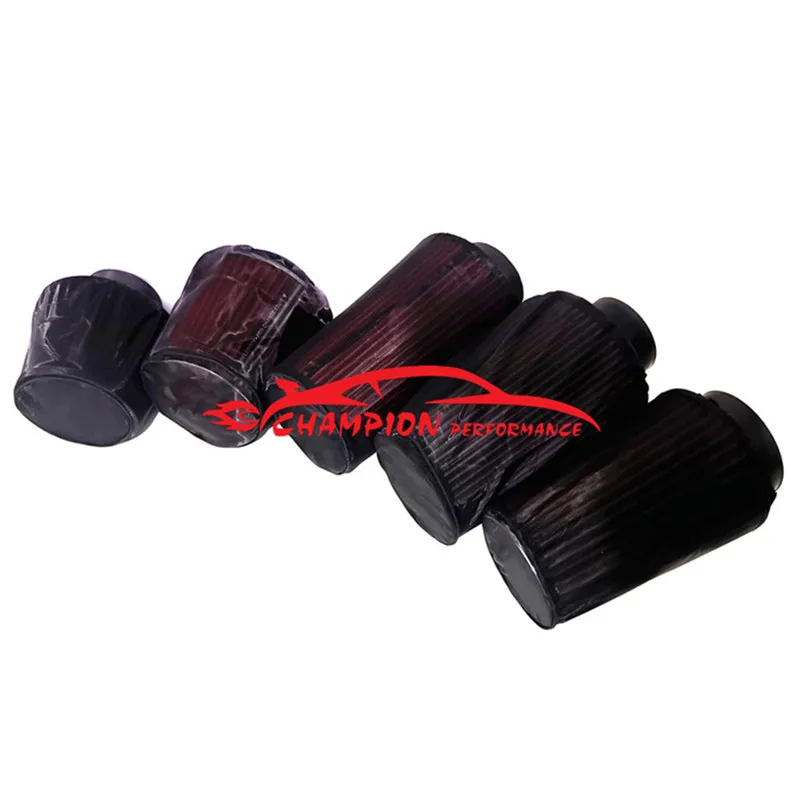 Universal Air Filter Protective Cover Waterproof Oilproof Dustproof for High-flow Air Inlet Filters Black Car Accessories