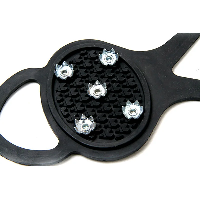 5 зубчатой тыквы ледяные ранцы Нескользящие шипы скобы снегоход альпинистская